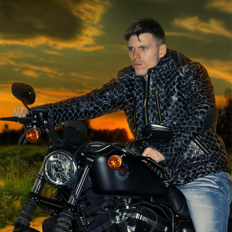 Asferi's Pirarucu Motorcycle Jacket