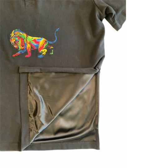 Asferi's polo shirt full body lion