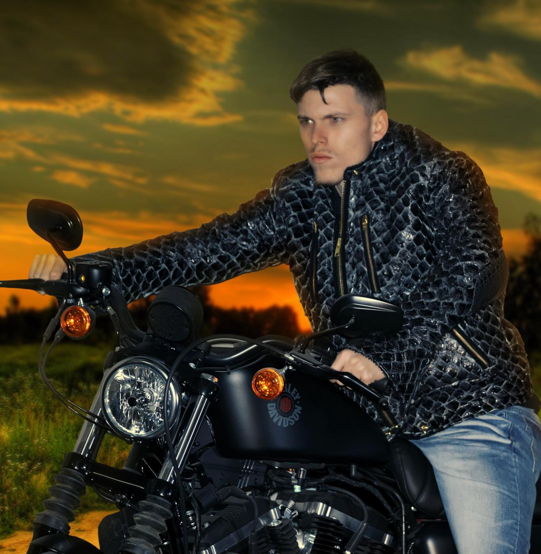 Asferi's Pirarucu Motorcycle Jacket
