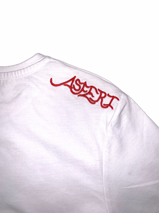 Asferi embroidered name Tee shirts.