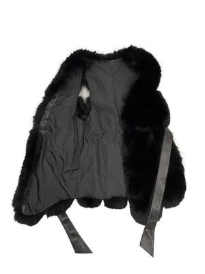 Asferi Fox fur vest black