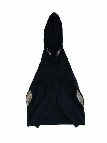 Onyx black, gold embroidered Asferi hoodies.